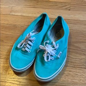 Teal vans